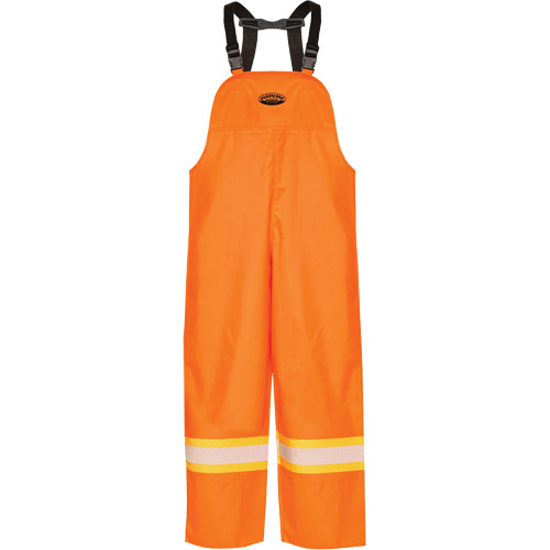 R805 Hurricane Bib Pants, Small, High Visibility Orange TGS INDUSTRIEL