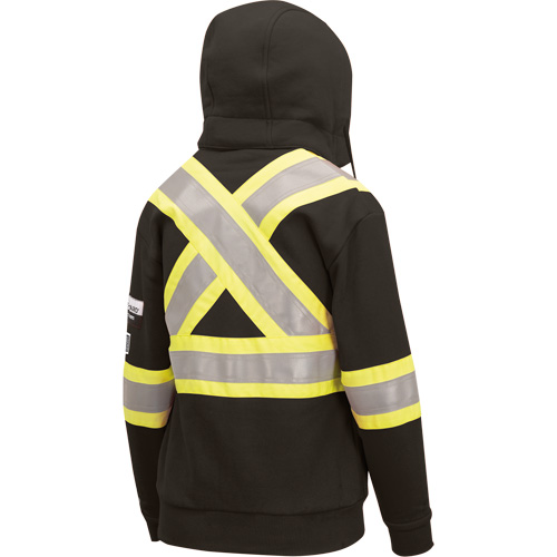 Heavyweight Safety Hoodie, Women's, X-Small, Black TGS INDUSTRIEL