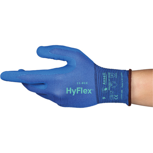 Gants Hyflex 11-814, Taille 5/2T-petit, Calibre 18, Rev&ecirc;tement Mousse de nitrile, Enveloppe en Nylon/Spandex, ASTM ANSI niveau A1/EN 388 niveau 1/EN 388 niveau A TGS INDUSTRIEL