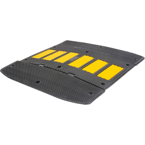 Bosse de d&eacute;c&eacute;l&eacute;ration avec embouts d'extr&eacute;mit&eacute;s, Caoutchouc, 2' lo x 36" la x 1-1/4" h TGS INDUSTRIEL
