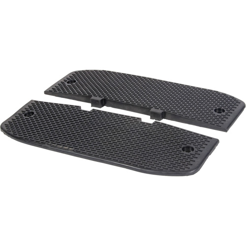 Speed Hump End Caps, Rubber, 3' L x 20" W x 2" H TGS INDUSTRIEL