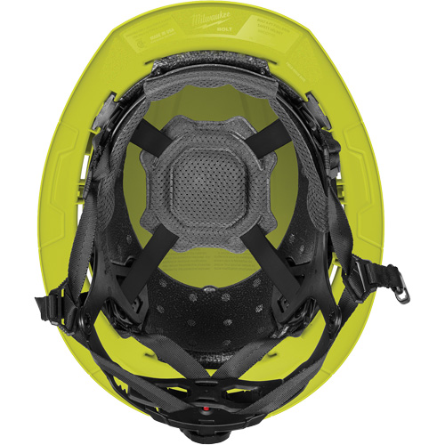 Casque de s&eacute;curit&eacute; &agrave; bord complet BOLT, R&eacute;pond aux normes CSA type 2, Suspension Rochet, Non ventil&eacute; TGS INDUSTRIEL