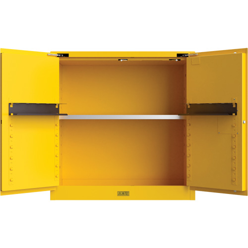 Utili-Guard+ Flammable Safety Cabinet, 30 gal., 1 Door, 43" W x 44" H x 22" D TGS INDUSTRIEL