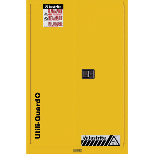 Armoire de s&eacute;curit&eacute; pour produits inflammables Utili-Guard+, 90 gal., 2 Porte(s), 43" La x 65" h x 37" p TGS INDUSTRIEL