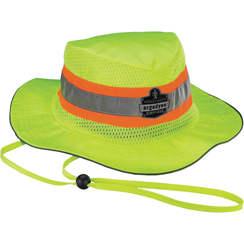 Chapeau de soleil de garde forestier de refroidissement en microfibre Chill-Its 8935MF, grand/tr&egrave;s grand, Lime haute visibilit&eacute; TGS INDUSTRIEL
