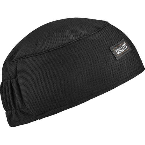 Chill-Its 6630 High-Performance Skull Cap with Terry Cloth Sweatband, Black TGS INDUSTRIEL
