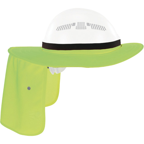 Visi&egrave;re universelle avec protection de la nuque pour casque de s&eacute;curit&eacute; Chill-Its 6661, Lime haute visibilit&eacute; TGS INDUSTRIEL