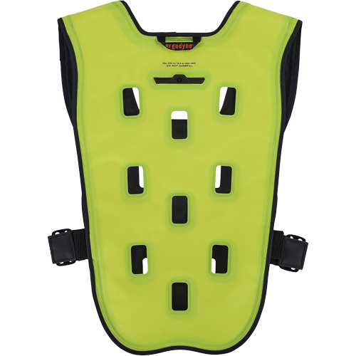 Veste de refroidissement &eacute;vaporatif Chill-Its 6685 avec fermeture &agrave; glissi&egrave;re, 2T-grand/3T-grand, Jaune lime haute visibilit&eacute; TGS INDUSTRIEL