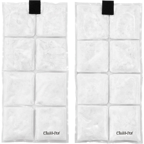 Veste de refroidissement &agrave; changement de phase l&eacute;g&egrave;re avec sachets de recharge Chill-Its 6260, Petit/Moyen, Orange TGS INDUSTRIEL