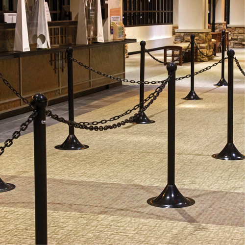 Chaîne de barri&egrave;re en plastique, Vert TGS INDUSTRIEL