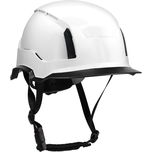 Bordure &eacute;troite compl&egrave;te &agrave; agrafe pour casque d'alpiniste RZRBack, blanc TGS INDUSTRIEL