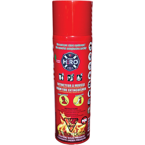 Hero 911 PFAS-Free Fire Extinguisher, ACK, 500 ml Capacity TGS INDUSTRIEL