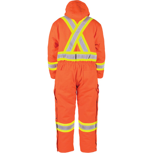 High-Visibility Lined Canvas Overalls, 2X-Large, High Visibility Orange TGS INDUSTRIEL
