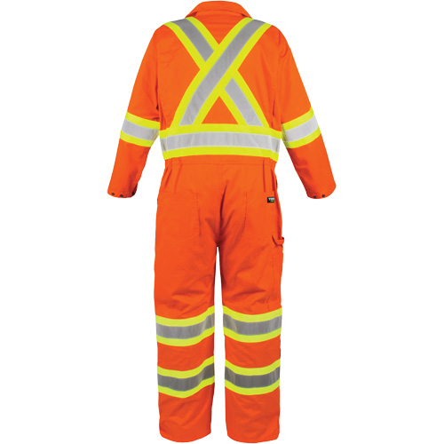 Combinaison non doubl&eacute;e haute visibilit&eacute;, 4T-Grand, Orange haute visibilit&eacute; TGS INDUSTRIEL