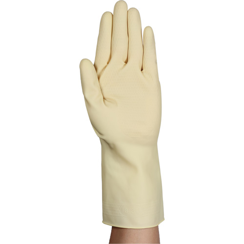 Gants naturels et l&eacute;gers AlphaTec 87-137, Taille 9, 11,8" lo, Latex de caoutchouc, 16 mils TGS INDUSTRIEL