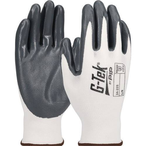 G-Tek&reg; Economy Seamless Knit Glove, X-Large, Nitrile Coating, 13 Gauge, Nylon Shell TGS INDUSTRIEL