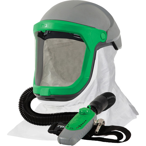 Z-Link Respirator with Tychem 4000 Shoulder Cape & C40, Facepiece Respirator/Welding Helmet TGS INDUSTRIEL