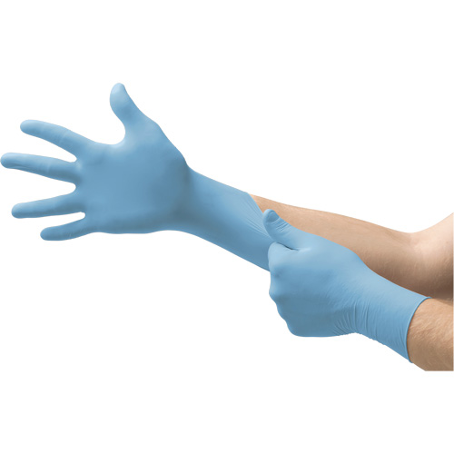 MICROFLEX 92-134 Versatility Disposable Gloves, 7.5/8/Medium, Nitrile, 2.76-mil/3.94-mil, Powder-Free, Blue, Class 2 TGS INDUSTRIEL