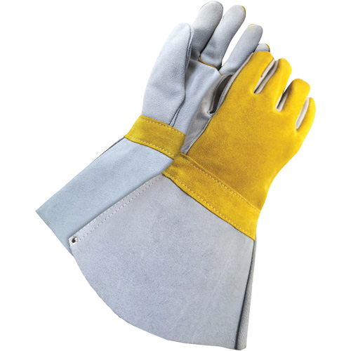 Lined Welder with 5" Cuff, Split Cowhide, Size One Size TGS INDUSTRIEL