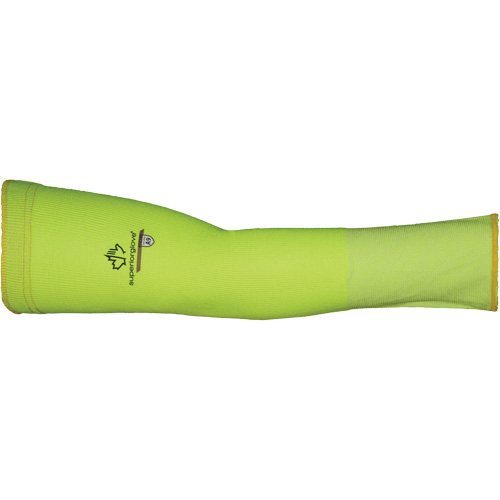 Max KTX1HV Cut-Resistant Sleeve, X-Large, TenActiv, 18", ASTM ANSI Level A9, High Visibility Yellow TGS INDUSTRIEL