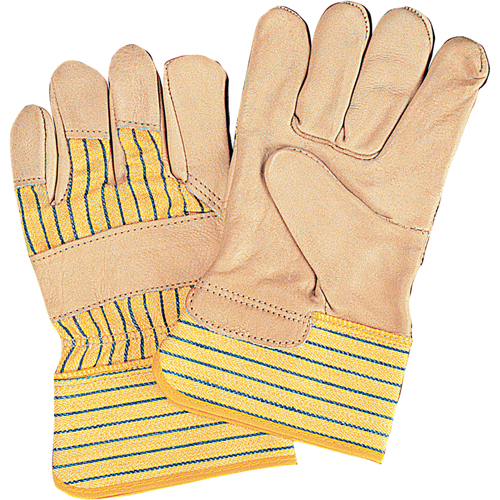 Standard-Duty Dry-Palm Fitters Gloves, Ladies, Grain Cowhide Palm, Cotton Inner Lining TGS INDUSTRIEL