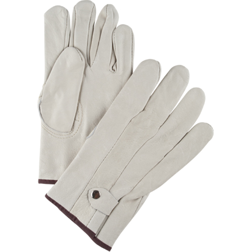 Gants de cordeur d'usage standard, Grand, Paume Cuir fleur de vache TGS INDUSTRIEL