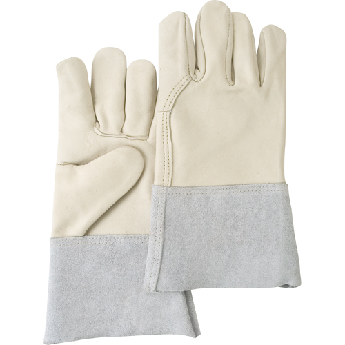 Gants de travail d'usage standard, Grand, Paume en Cuir fleur de vache TGS INDUSTRIEL