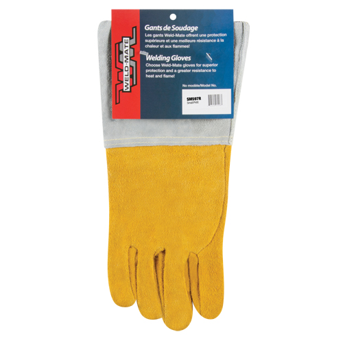 Gants de soudage TIG &agrave; ajustement sup&eacute;rieur, Cuir de daim refendu, Taille Petit TGS INDUSTRIEL