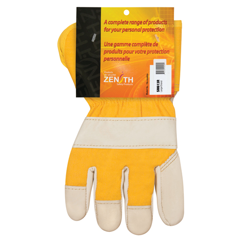 Gants d'ajusteur &agrave; chaleur sup&eacute;rieure de premi&egrave;re qualit&eacute;, Grand, Paume en Cuir fleur de vache, Doublure en Thinsulate TGS INDUSTRIEL