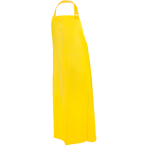 PVC Apron, PVC, Yellow, 35" W x 45" L TGS INDUSTRIEL
