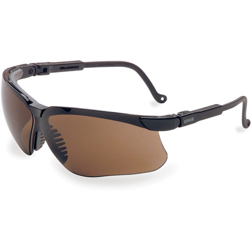 Lunettes de s&eacute;curit&eacute; Uvex Genesis, Lentille Brun, Anti-&eacute;gratignures, R&eacute;pond ou surpasse la norme CSA Z94.3 TGS INDUSTRIEL
