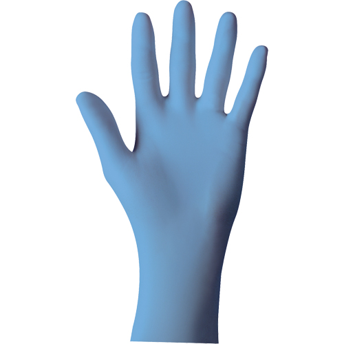 N-Dex&reg; 6005PF Gloves, Medium, Nitrile, 4-mil, Powder-Free, Blue TGS INDUSTRIEL