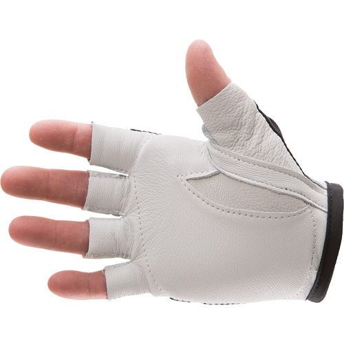 Gant gauche antichoc, Taille Petit, Paume Ch&egrave;vre/Cuir refendu TGS INDUSTRIEL