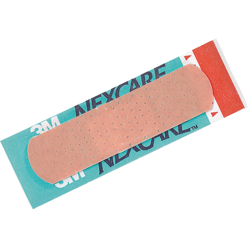 Bandages confortables Nexcare, Rectangulaire/carr&eacute;e, 3", Tissu, St&eacute;rile TGS INDUSTRIEL
