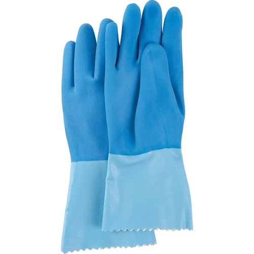 Gants lourds Blue-Grip, Taille 6/Petit, 12" lo, Latex de caoutchouc, Doublure en Interlock, 45 mils TGS INDUSTRIEL