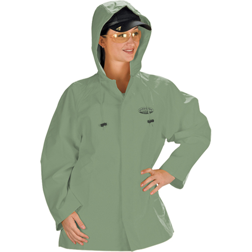 Hurricane Flame Retardant/Oil Resistant Rain Suits - Jacket, 4X-Large, Green TGS INDUSTRIEL