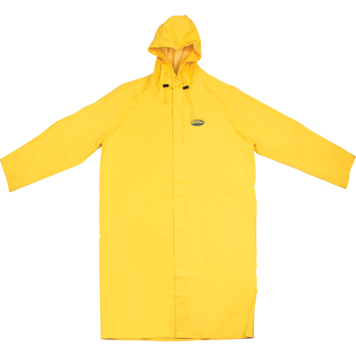 V&ecirc;tement imperm&eacute;able Hurricane ignifuge et r&eacute;sistans &agrave; l'huile, manteau de 48', 3T-Grand, Jaune TGS INDUSTRIEL