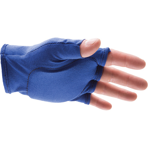 Doublures antichocs pour gants sans doigts, main droite, 6/T-petit, Paume en Synth&eacute;tique, Poignet &agrave; enfiler TGS INDUSTRIEL