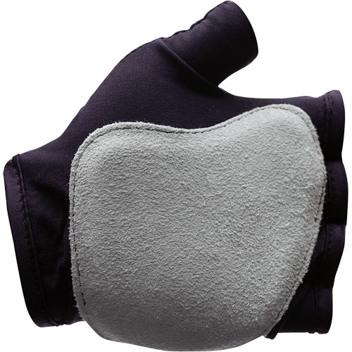 Gants antichocs sans doigts, main gauche, T-petit, Paume en Cuir refendu, Poignet &agrave; enfiler TGS INDUSTRIEL