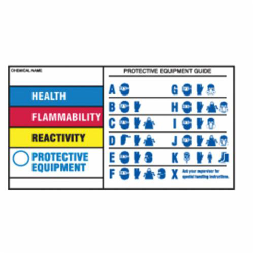 &eacute;tiquettes de protection pour &eacute;quipement, Polyester, Feuille, 5" lo x 3" la TGS INDUSTRIEL