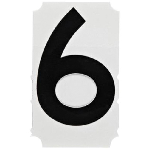 &eacute;tiquettes de lettres et chiffres gothiques individuels Quick-Align, 6, 4" h, Noir TGS INDUSTRIEL
