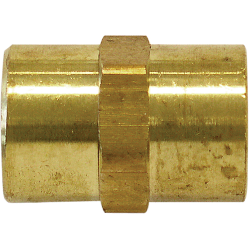 RACCORD FEMELLE HEXAGONA(F)NPT1/2"-(F)NPT1/2"LAI, Laiton TGS INDUSTRIEL