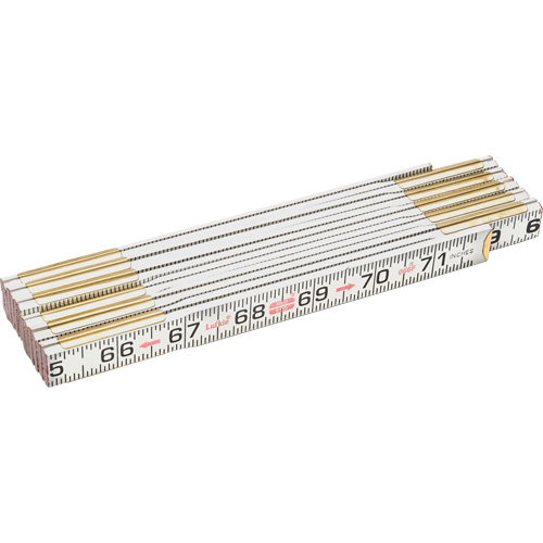Red End&reg; Flat Reading Rule, 6' L, Wood TGS INDUSTRIEL