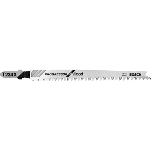 Lame de scie sauteuse, Acier &agrave; haute teneur en carbone, Tige en T, 4-5/8" lo, 8-12 dents par pouce TGS INDUSTRIEL