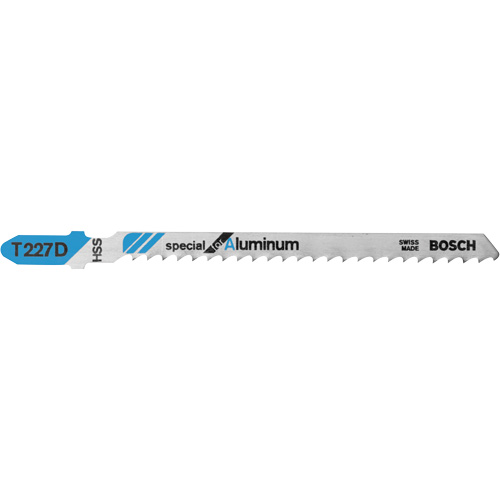 Lames de scie sauteuse, Acier rapide, Tige en T, 4" lo, 8 dents par pouce TGS INDUSTRIEL