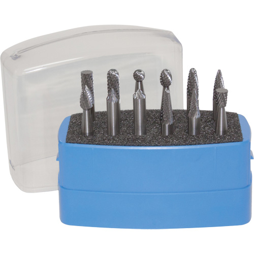 Aluminum Cut Rotary Burr Set, 8 Pieces TGS INDUSTRIEL