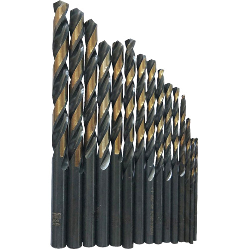 Jobber Length Drill Bit Set, 29 Pieces, High Speed Steel TGS INDUSTRIEL
