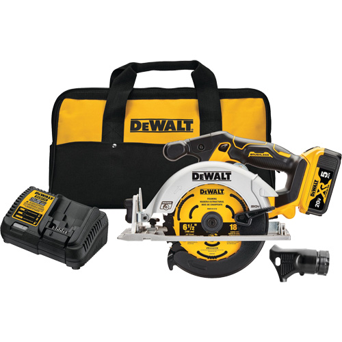 Max* Brushless Cordless Circular Saw Kit, 6-1/2", 20 V TGS INDUSTRIEL