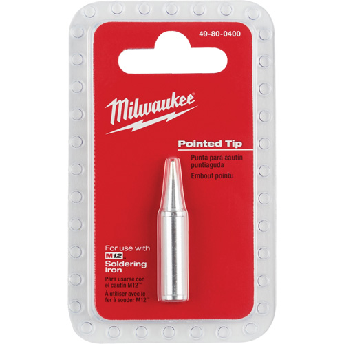 M12 Soldering Iron Pointed Tip, Conical TGS INDUSTRIEL