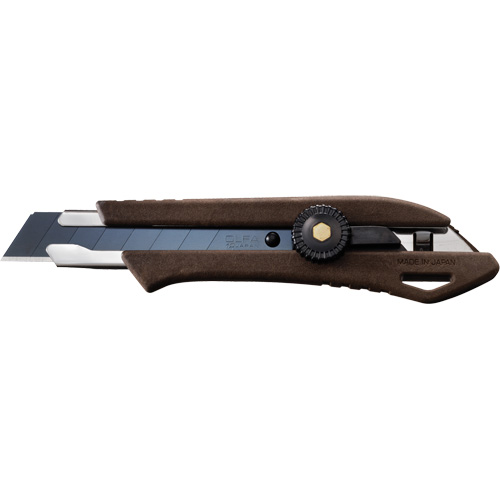 Ratchet Lock Knife, 18 mm, Wood Handle TGS INDUSTRIEL